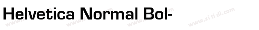 Helvetica Normal Bol字体转换